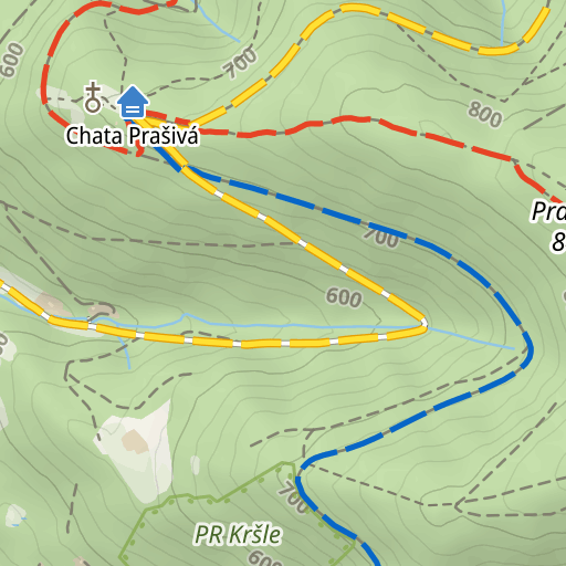 prašivá mapa Malá Prašivá   mapa szlaków turystycznych | mapa turystyczna.pl