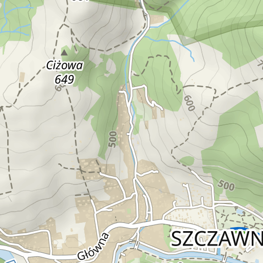 szczawnica zdrój mapa Szczawnica   mapa szlaków turystycznych | mapa turystyczna.pl